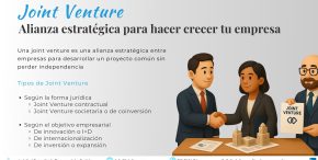 Tipos de Joint Venture :_ las Joint Ventures pueden clasificarse por su estructura legal (contractual o societaria) o por su finalidad empresarial (innovación, internacionalización o inversión).
