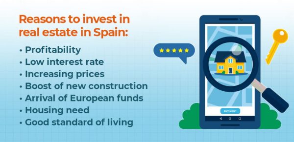 Reasons to invest in real estate in Spain