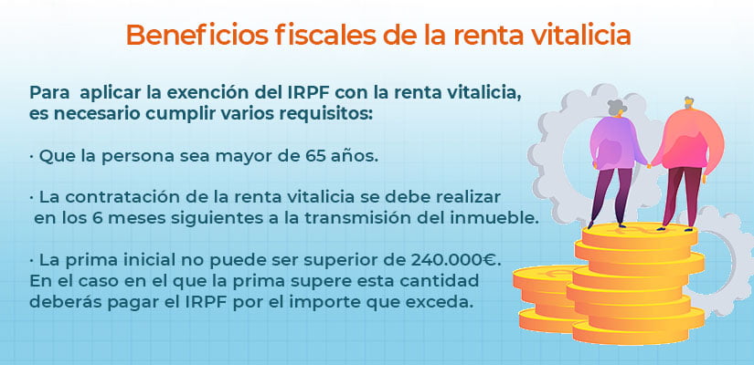 Renta vitalicia, todo lo que tienes que saber y sus beneficios fiscales