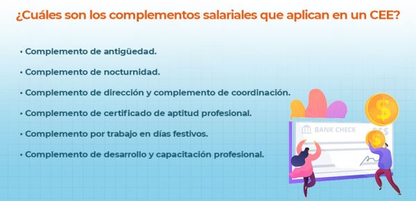 Complementos salariales que aplican en un centro especial de empleo