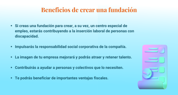 Beneficios de crear una fundación