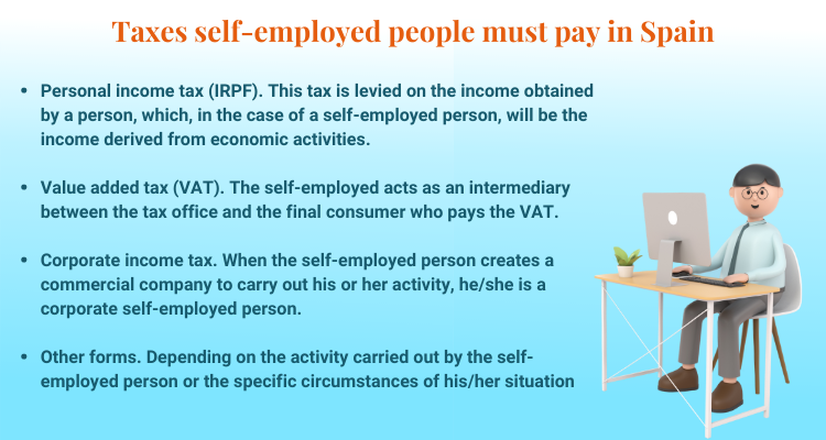 spain freelance tax and self-employed tax