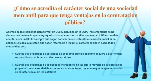 Supuestos para incluir el carácter social de una sociedad mercantil como un centro especial de empleo de iniciativa social