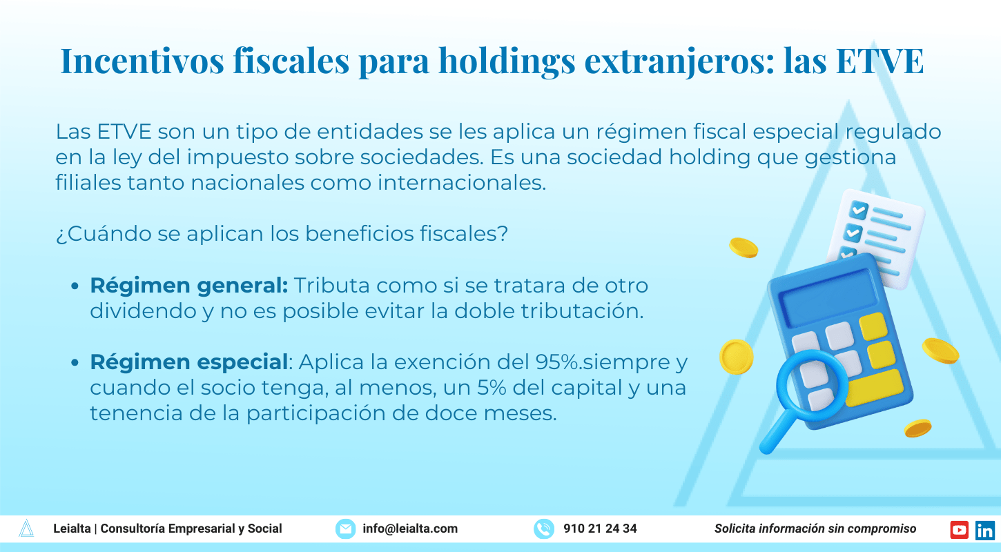 Incentivos fiscales para holdings extranjeros por Leialta