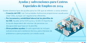 Ayudas y subvenciones para Centros Especiales de Empleo en 2025 Ayudas y subvenciones para Centros Especiales de Empleo en 2024