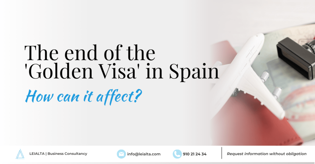 The end of the 'Golden Visa'