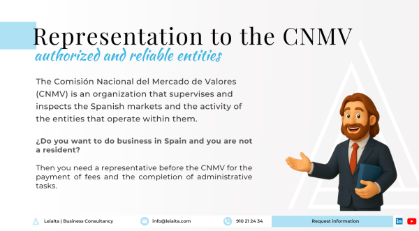 Representacioón ante la CNMV