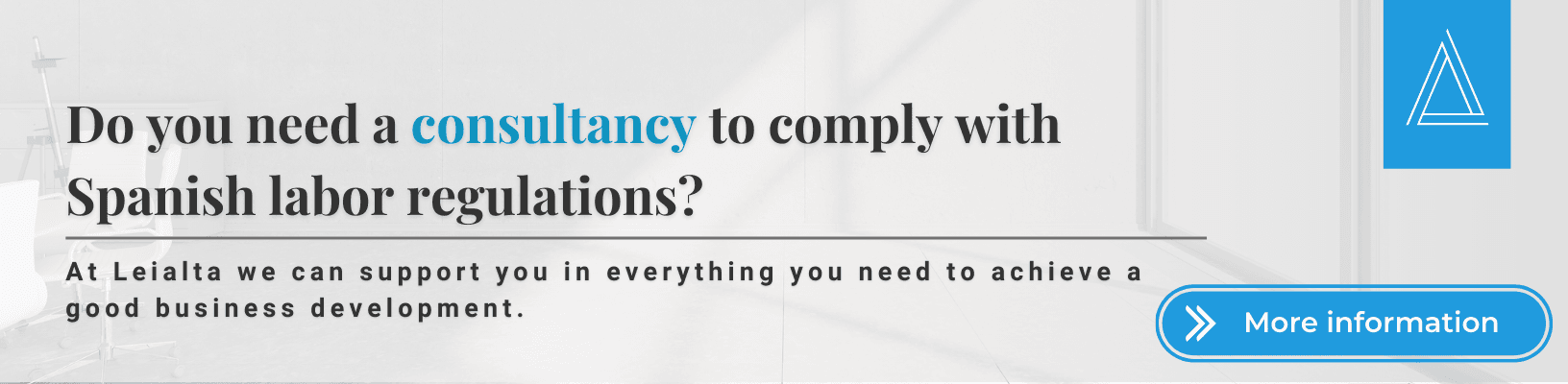 Banner Do you need a consultancy to comply with the Spanish labor regulations?