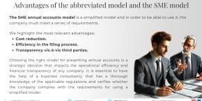 Annual accounts of an SME: abbreviated model or SME model SME annual accounts model