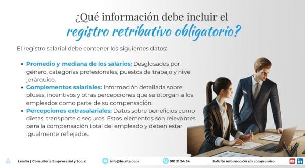 Registro retributivo obligatorio en España