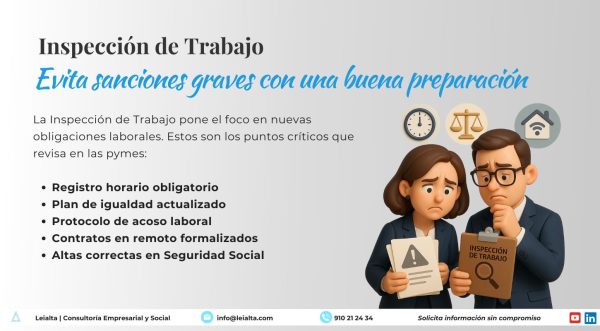 Inspección de Trabajo 2025: cómo evitar multas en tu pyme