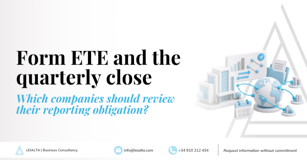 Third-quarter close: check whether your company must file Form ETE