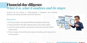 Financial due diligence: what it is, what it analyses and its stages Financial due diligence